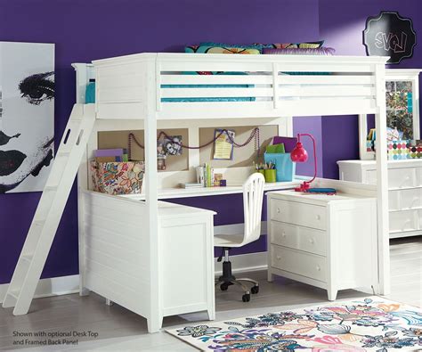 Yes, they do run big. Willow Run 245-988R Full Loft Bed in a Linen White finish ...