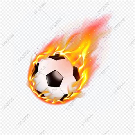 Fútbol En Llamas De Fuego Png Pelota Fuego Deportes Png Y Psd Para