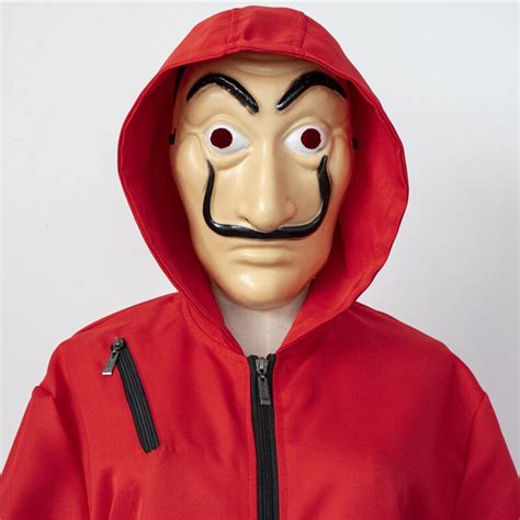 Money heist — netflix's spanish crime series — has iconic red jumpsuits & salvador dalí masks, which represent passion, resistance, and spanish the salvador dalí masks similarly serve as a symbol of resistance and national pride on money heist. Salvador Dali Cosplay Movie Mask Money Heist The House of ...