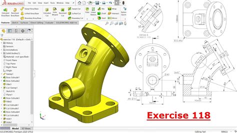Solidworks Tutorial For Beginners Exercise 118 Youtube