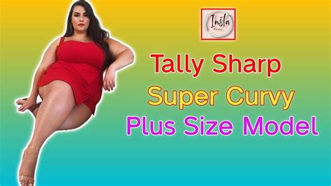 tally sharp 🇬🇧… british super curvy plus size fashion model social media influencer