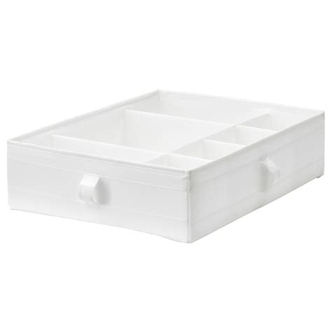 Visit ikea online and learn how to take control over your wardrobe and find everything you need fast. SKUBB Caja con compartimentos, blanco, 44x34x11 cm - IKEA