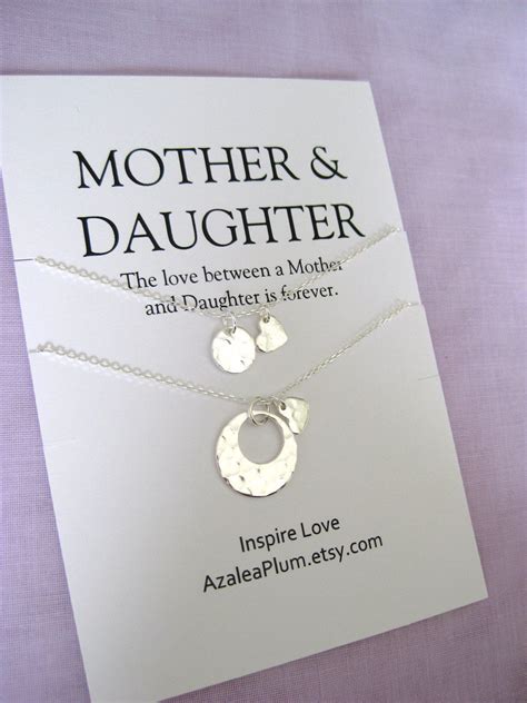 Mother daughter necklace mom daughter jewelry t for mom. 50th Birthday gift for mom Mother Daughter Jewelry 60th