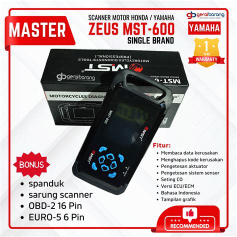 Scanner Motor Injeksi Yamaha Master Zeus Mst Single Brand