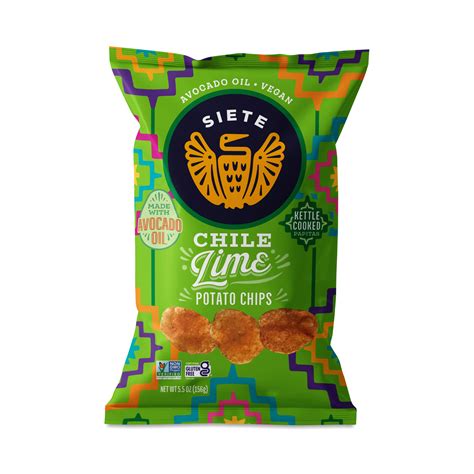 Siete Kettle Cooked Potato Chips Chile Lime Thrive Market