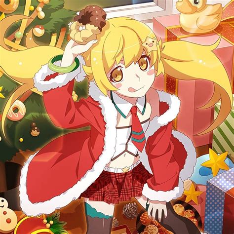 Monogatari Art Art Christmas Art Anime