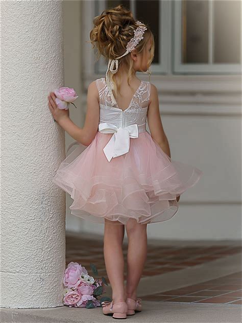 Girls Ball Gown Style Puffy Tutu Dress Mia Belle Baby