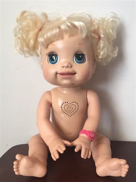 2009 My Real Baby Alive Hasbro Interactive Talking Doll Soft Face