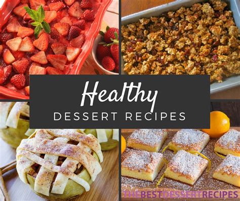 Made with healthy ingredients like organic strawberries, chia seeds, greek yogurt, unsweetened almond milk and coconut, this. 29 Healthy Dessert Recipes | TheBestDessertRecipes.com