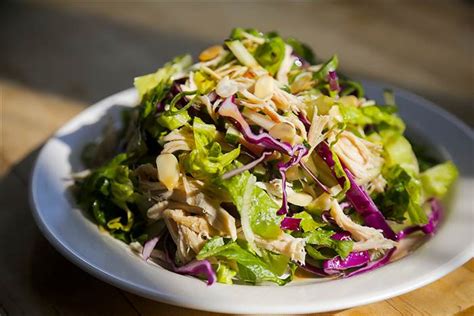 While the chicken is cooking, prepare the dressing and vegetables. Chinese chicken salad with sesame dressing - TODAY.com