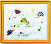 Grille broderie vierge imprimer 3. Kits Point De Croix Toile Imprimee : Kits Broderie Toile Imprimée Princesse,Abécédaire Tortues ...