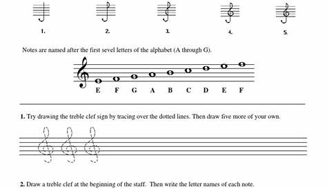 Music-Theory-Worksheet-3-Treble-Clef.pdf | Pitch (Music) | Harmony