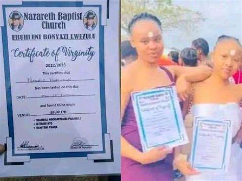 Church Awards Female Members With Certificates After They Passed