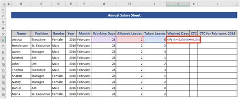 How To Calculate Annual Salary In Excel With Detailed Steps