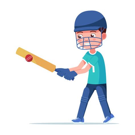 80 Boy Playing Cricket Illustrations Royalty Free Vector Graphics