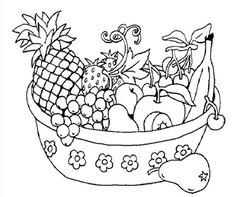 Large dish filled with mixed fruits. Crafts,Actvities and Worksheets for Preschool,Toddler and ...