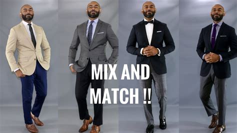 How To Mix And Match Mens Suitsmix And Match Suits Youtube