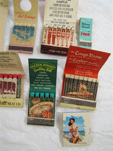 Any Number Vintage Girlie George Petty Pin Up Matchbook Cover Mid