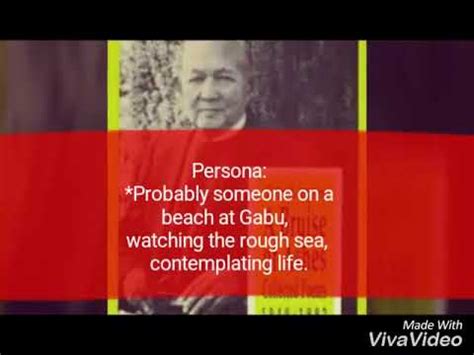 Full of beauty and imagery, this poem embodies. Gabu by Carlos A. Angeles - YouTube