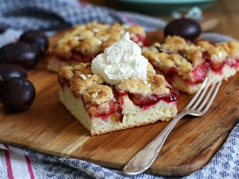 Damson Plum Cake Tray Bake