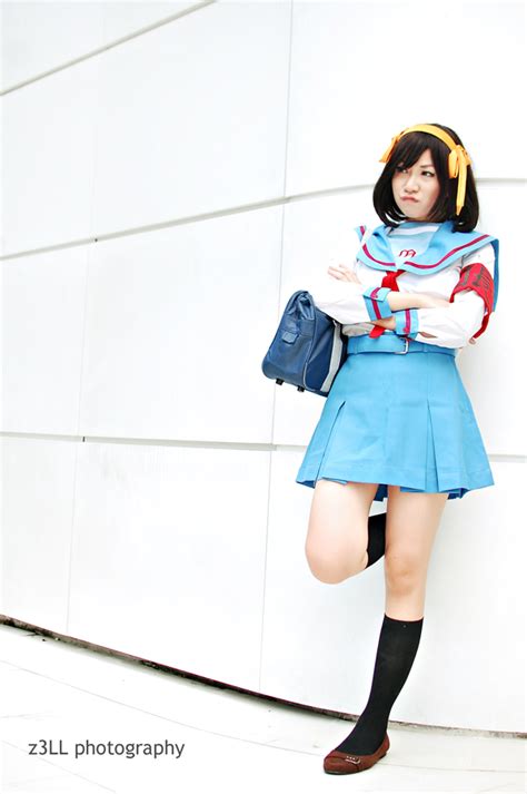 Z3ll Photography Haruhi Suzumiya Cosplay By Yuu Shomura