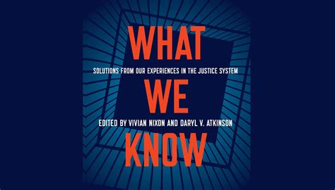 What We Know A Book That Points The Way To Criminal Justice System