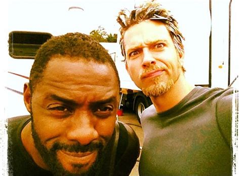 Idris Elba And Zachary Levi On Set Of Thor 2 The Dark World Two Very Hot Actors On Thor
