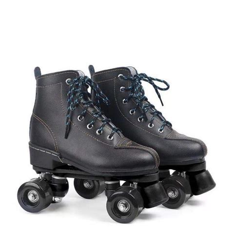 Xudrez Classic Roller Skates High Top Double Row Leather Roller Skates