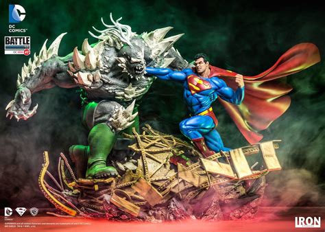 Iron Studios Dc Comics Superman Vs Doomsday Diorama Dc