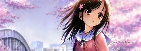 Anime Girl Lost Facebook Cover Characters