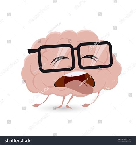 Exhausted Brain Clipart Stock Vector Royalty Free 459200425