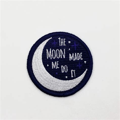 The Moon Made Me Do It Patch Spooky Box Club