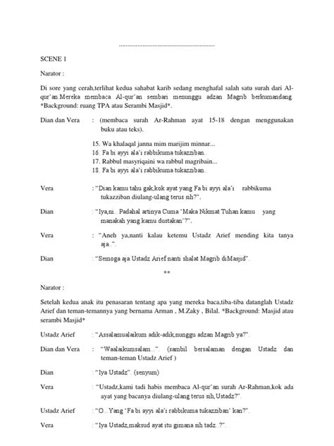 Contoh Drama Modern Bahasa Jawa - RCFamily.info
