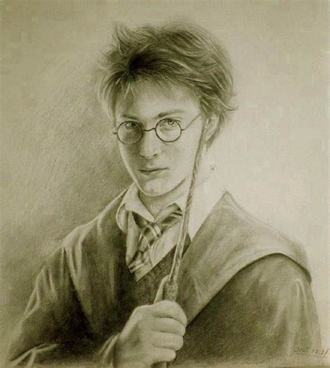 Harry Potter Pencil Drawing Daniel Radcliffe