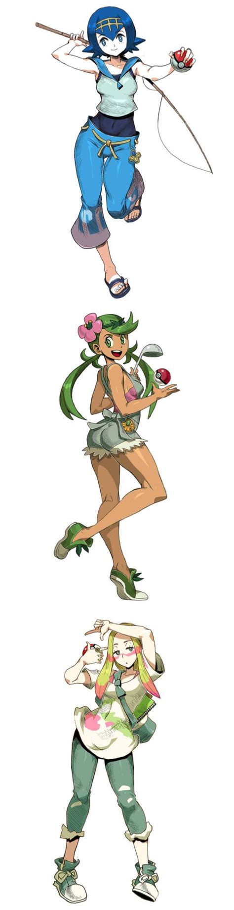 Pokemon Sexy Female Gym Leaders