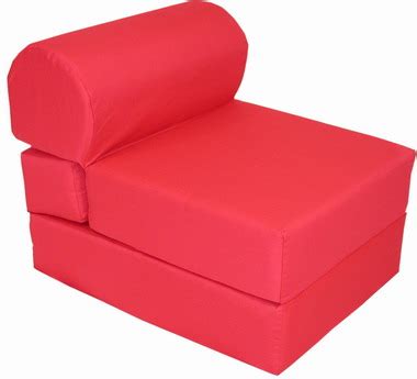 Due to various types of computers and monitors, the actual color of the item may be little different. Red Kids Sleeper Chair