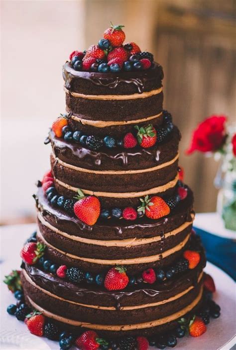 53 Wonderful Chocolate Cakes For Your Wedding Weddingomania