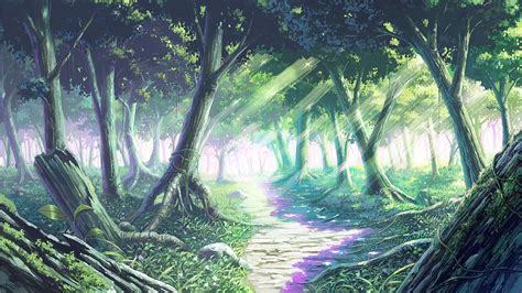 18 Anime Background Forest Wallpapersafari