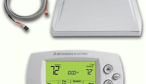 mitsubishi mini split thermostat manual