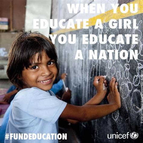 Unicef Moçambique On Twitter When You Educate A Girl You Also Help