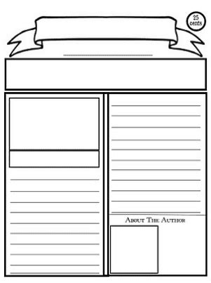 Review the following nonfiction textual features: printable newspaper template - Layers of Learning