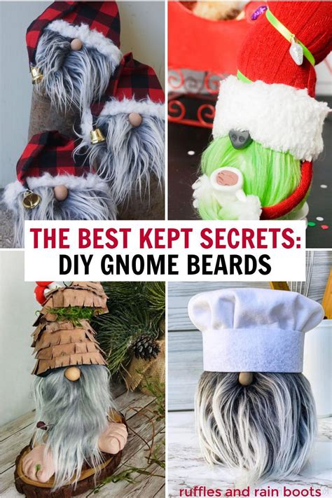 Learn How To Make A Gnome Beard Gnomes Gnomes Crafts Diy Gnomes