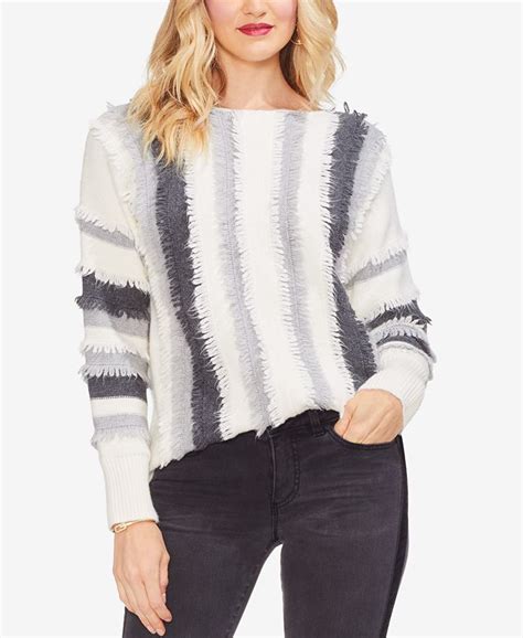 Vince Camuto Long Sleeve Colorblock Sweater Macys