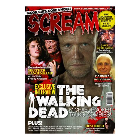 Scream Magazine Issue 20 Horror Magazine Back Issues