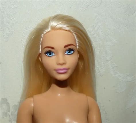 Mattel Nude Barbie Curvy Fashionistas Daisy Blonde Hair Blue Eyes For Ooak 6 99 Picclick