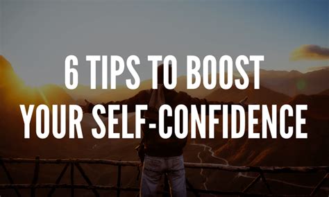 Tips To Boost Your Self Confidence