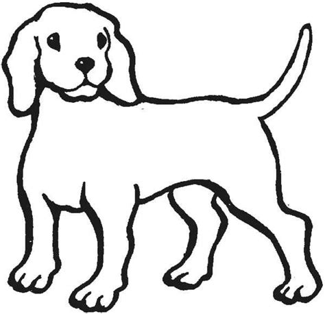 Outline Of A Dog Dog Outline Animal Outline Animal Coloring Pages