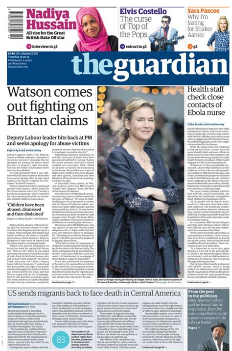 newspaper headlines watson insult on front pages bbc news