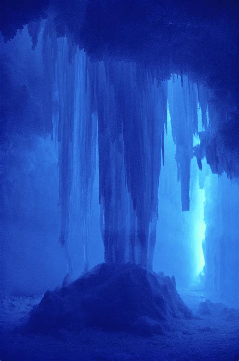 An Underwater Ice Cave In Mcmurdo Sound Photograph By Bill Curtsinger
