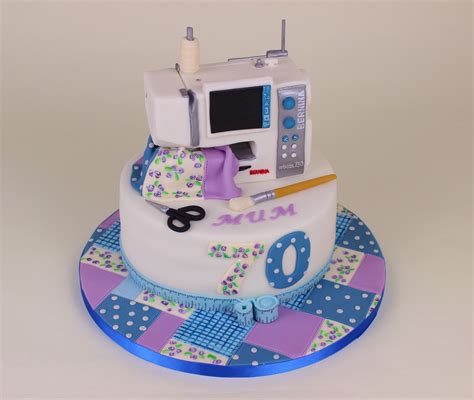 Sewing Machine Cake With Patchwork Sewing Machine Cake Cake